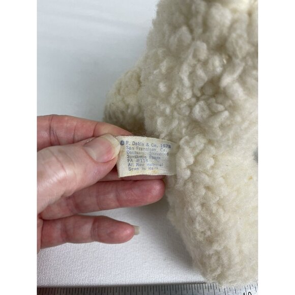 Vintage R Dakin 1978 Pillow Pets Lamb Sheep Plush 8” Lovie - Picture 7 of 9